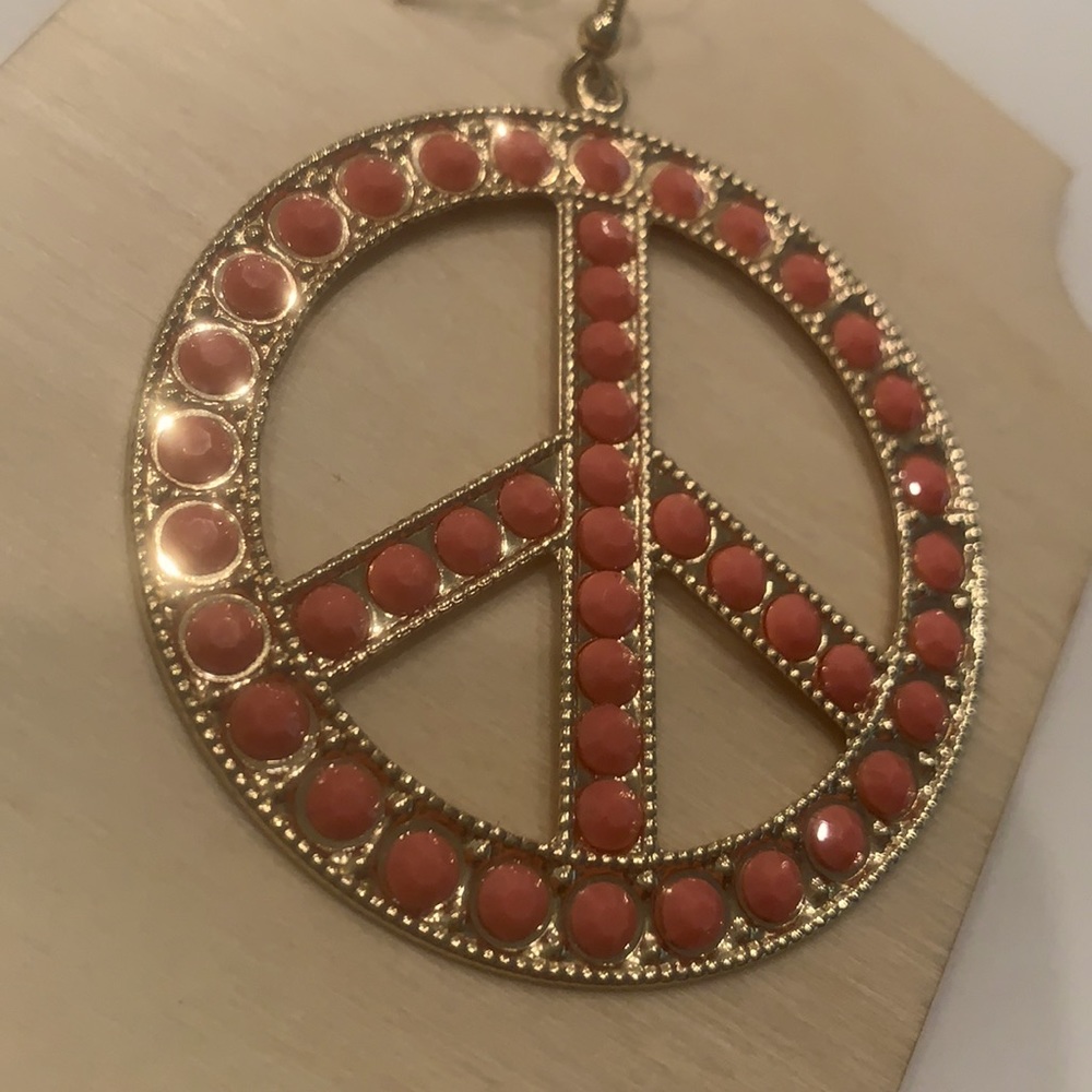 Peace earrings - Picture 2 of 3